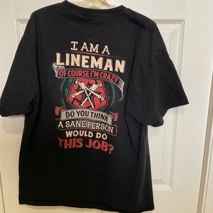 Graphic Lineman Tee Shirt